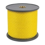 Rope King TP-58300Y Twisted Poly Rope - Yellow - 5/8 inch x 300 feet.