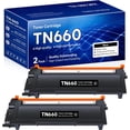 thumbnail image 1 of TN-660 TN660 High Yield Toner Cartridge Replacement for Brother TN660 TN 660 DCP-L2540DW HL-L2320D HL-L2340DW MFC-L2700DW MFC-L2720DW MFC-L2740DW HL-L2380DW Printer (2 Pack), 1 of 5