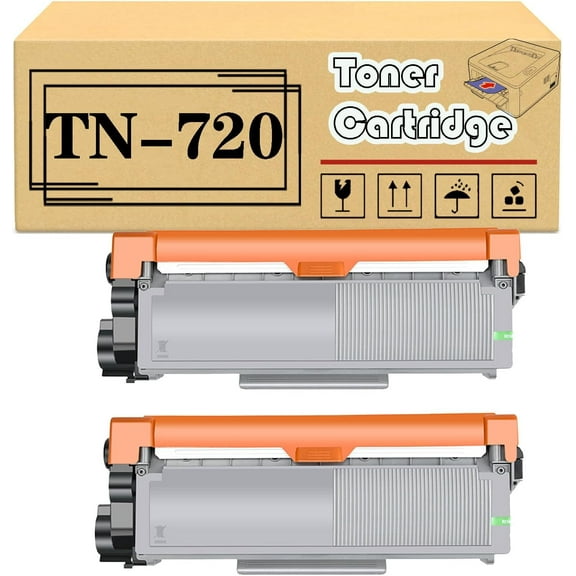 TN-720 TN-750 TN720 TN750 Toner Cartridge, Compatible for Brother HL-5440D 5450DN 5470DW 5470DWT 6180DW 6180DWT MFC-8510DN 8515DN 8520DN 8710DW 8910DW 8950DW Printer