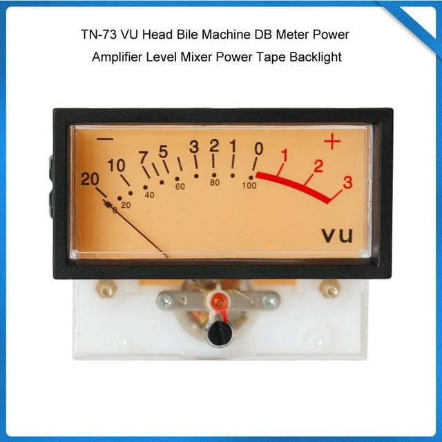 TN-73 VU Head Bile Machine DB Meter Power Amplifier Level Mixer Power ...