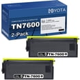 thumbnail image 1 of TN-7600 TN7600 Toner Compatible for Brother Black TN 7600 Toner Cartridge for MFC-8220 MFC-8440 MFC-8840D MFC-8640D HL-5040 HL-5140 HL-5170DN Printer (2Pack), 1 of 6