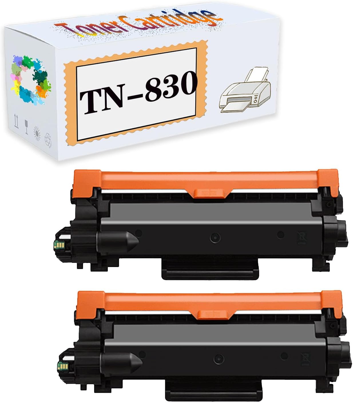 TN-830 TN830 Toner Cartridges Compatible for Brother DCP-L2640DW L2660DW MFC-L2760DW L2807DW L2820DW L2820DWXL HL-L2400D L2405W L2420DW L2460DW L2460DWXL Printers