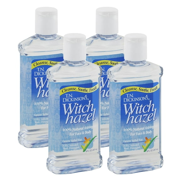 TN Dickinson's Witch Hazel Natural Astringent 16 oz ( 4 Pack )