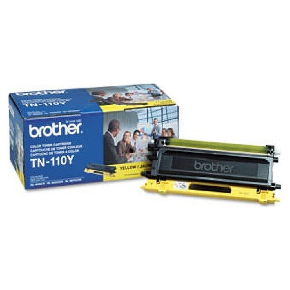 TN110Y Toner 1,500 Page-Yield, Yellow - image 1 of 4