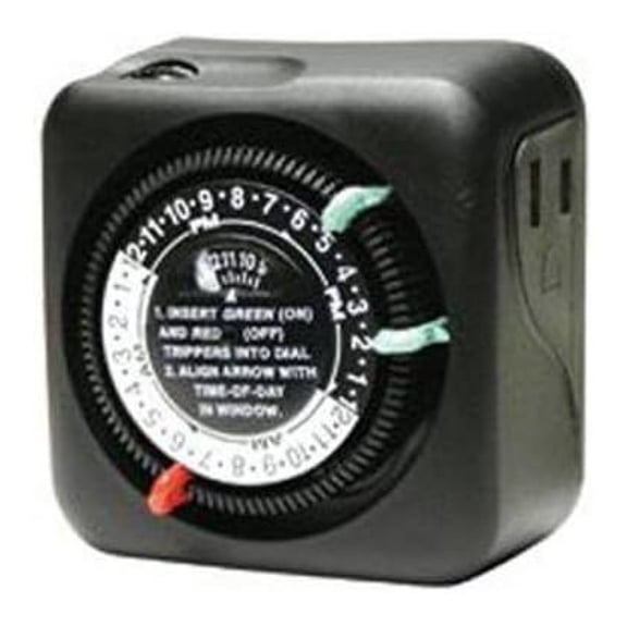 TN111RM40 Timer, Lampandsmall Appliance - Black