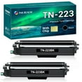 thumbnail image 1 of TN223 Toner Cartridge Compatible for Brother TN-223 TN-223BK TN 223 TN227 Work with MFC-L3750CDW HL-L3210CW HL-L3290CD HL-L3230CDW MFC-L3710CW Printer (Black, 2-Pack), 1 of 8