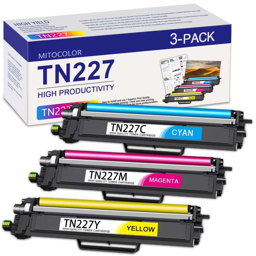 TN227 TN227 C/M/Y Toner Cartridge Replacement for brother MFCL3770CDW HLL3290CDW HLL3230CDW