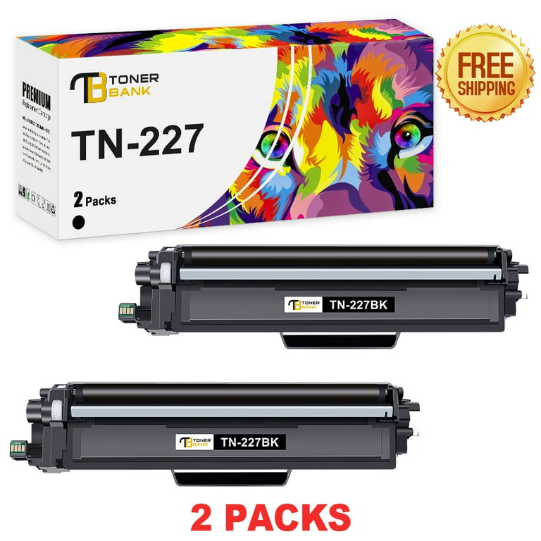 Smart Ink Compatible High Yield Toner Cartridge Replacement for Brother  TN227 TN223 TN-227 TN223bk TN227bk (BK/C/M/Y 4 Pack) to use with  MFC-L3770CDW