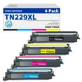 thumbnail image 1 of TN229XL Toner Cartridge High Yield Compatible for Brother TN229XL Toner Cartridge TN-229 TN229XL for MFC-L3780CDW MFC-L3720CDW HL-L3280CDW HL-L3220CDW HL-L3300CDW Printer (Black Cyan Magenta Yellow), 1 of 4