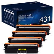 Colorich TN431 High Yied Toner Cartridge Compatible for Brother TN431 TN433 TN436 HL-L8360CDW MFC-L8900CDW HL-L8260CDW L8360CDWT MFC-L8610CDW Printer Ink KCMY, 4-Pack