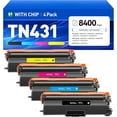 thumbnail image 1 of TN431 Toner Cartridge Set 4-Pack Replacement Compatible for Brother TN-431 TN433 TN436 MFC-L8900CDW MFC-L8690CDW HL-L8360CDW HL-L8260CDW MFC-L8610CDW MFC-L8905CDW MFC-L9570CDW HL-L8360CDWT, 1 of 6