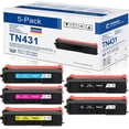 thumbnail image 1 of TN431 Toner Cartridges Compatible for Brother MFC-L8900CDW Printer (2BK/1C/1M/1Y), 1 of 7
