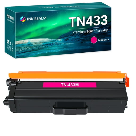 TN433 1-Pack Compatible Toner Cartridge for Brother TN433 TN-433 Brother HL-L8360Cdw MFC-L8900Cdw L8900CD HL-L8260Cdw MFC-L8610Cdw HL-L8360Cdwt Printer Ink Replacement Magenta