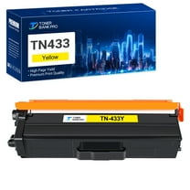 TN433 Compatible Toner Cartridge Replacement for Brother TN 433 TN-433Y High Yield (Yellow, 1-Pack)