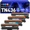 thumbnail image 1 of TN436 Toner Cartridge 4-Pack Compatible Replacement for Brother TN-436 TN433 TN431 MFC-L8900CDW MFC-L8690CDW HL-L8360CDW HL-L8260CDW MFC-L8610CDW MFC-L8905CDW MFC-L9570CDW HL-L8360CDWT, 1 of 6