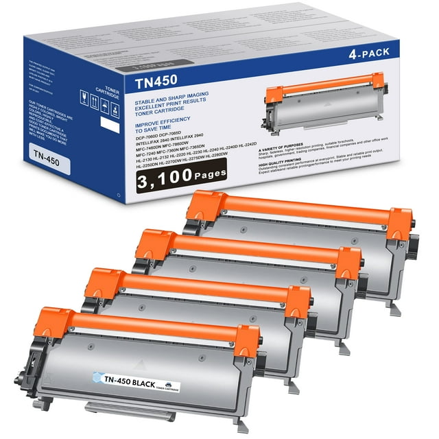 TN450 Toner Cartridges Compatible With Brother TN420 For HL-2270DW HL