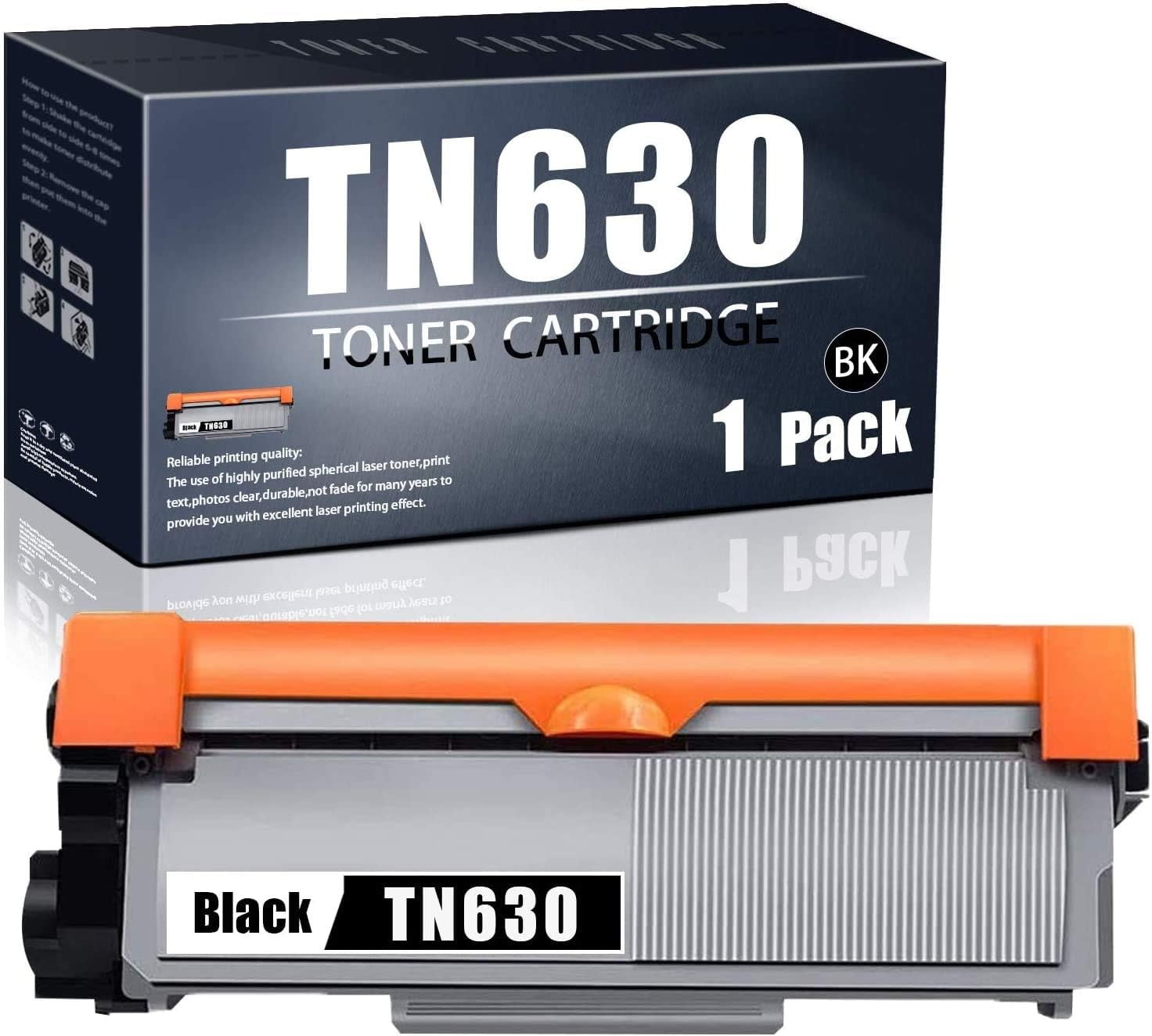 TN630/TN630(Black,1Pack) Compatible Toner Cartridge Replacement for