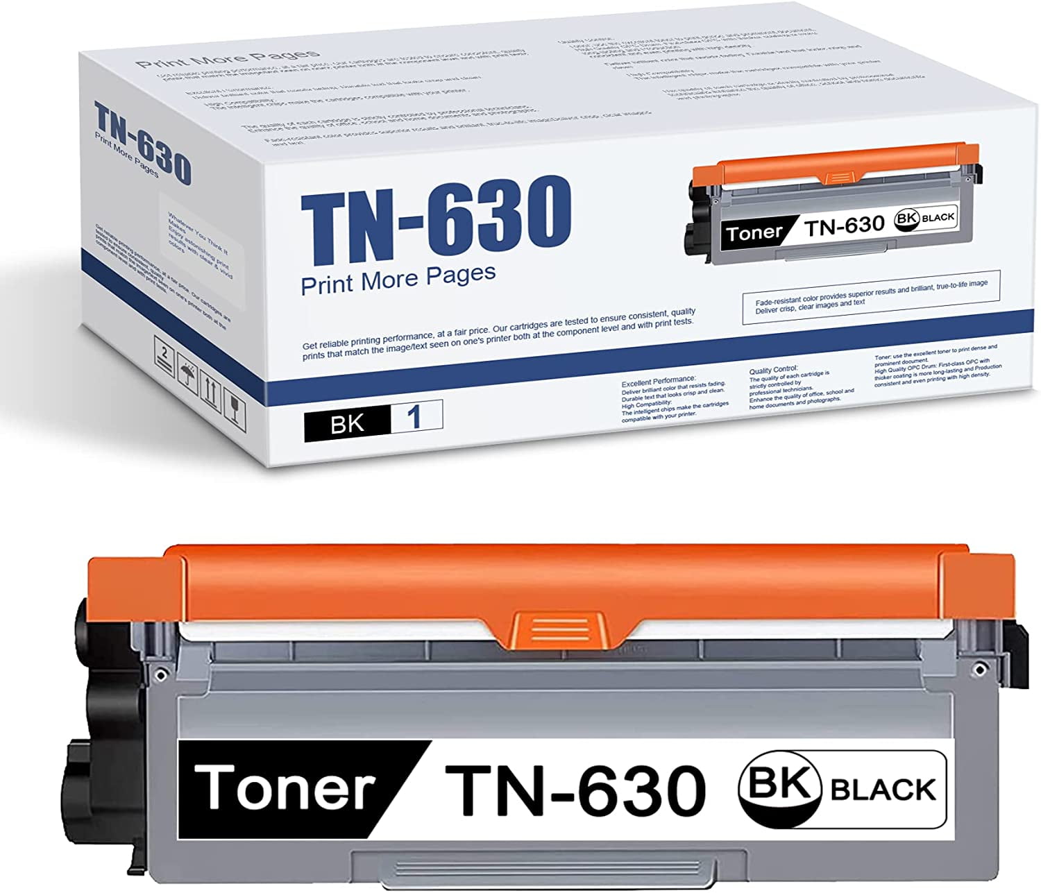TN630 Toner Cartridge Replacement for Brother HLL2300D HLL2305W