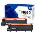 thumbnail image 1 of TN660 Black Toner Cartridge Replacement for Brother HL-L2300D L2305W MFC-L2680W L2685DW Toner (2 Pack), 1 of 7