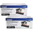 thumbnail image 1 of TN660 TN-660 TN 660 High Yield Toner Cartridge Replacement for Brother TN660 TN-630 Toner Cartridge for HL-L2360DW HL-L2380DW MFC-L2680W MFC-L2700DW Printer (2 Pack, Black), 1 of 6