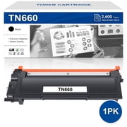 VIPink TN660 Toner Cartridge Compatible for Brother TN-660 TN 660 TN630 TN-630 HL-L2300D HL-L2360DW HL-L2320D HL-L2380DW DCP-L2520DW DCP-L2540DW MFC-L2720DW Printer Ink Black, 1-Pack