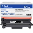 thumbnail image 1 of TN730/TN760 Toner Cartridge Replacement for Brother TN760 TN730 Toner for MFC-L2710DW MFC-L2750DW HL-L2350DW HL-L2370DW HL-L2395DW HL-L2390DW DCP-L2550DW Printer (Black, 1-Pack), 1 of 7