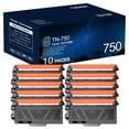thumbnail image 1 of TN750 High Yield Toner Cartridge Compatible for Brother TN750 TN-750 HL-5450DN HL-5470DW HL-6180DW MFC-8710DW MFC-8910DW Printer Ink Black 10-Pack, 1 of 8