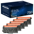 thumbnail image 1 of TN750 Toner Cartridge Compatible for Brother TN750 TN-750 HL-5450DN HL-5470DW HL-6180DW MFC-8710DW MFC-8910DW Printer Ink Black 5-Pack, 1 of 8
