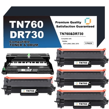 Aztech TN760 High Yield Toner & DR730 Drum Combo – Compatible With Brother Printers