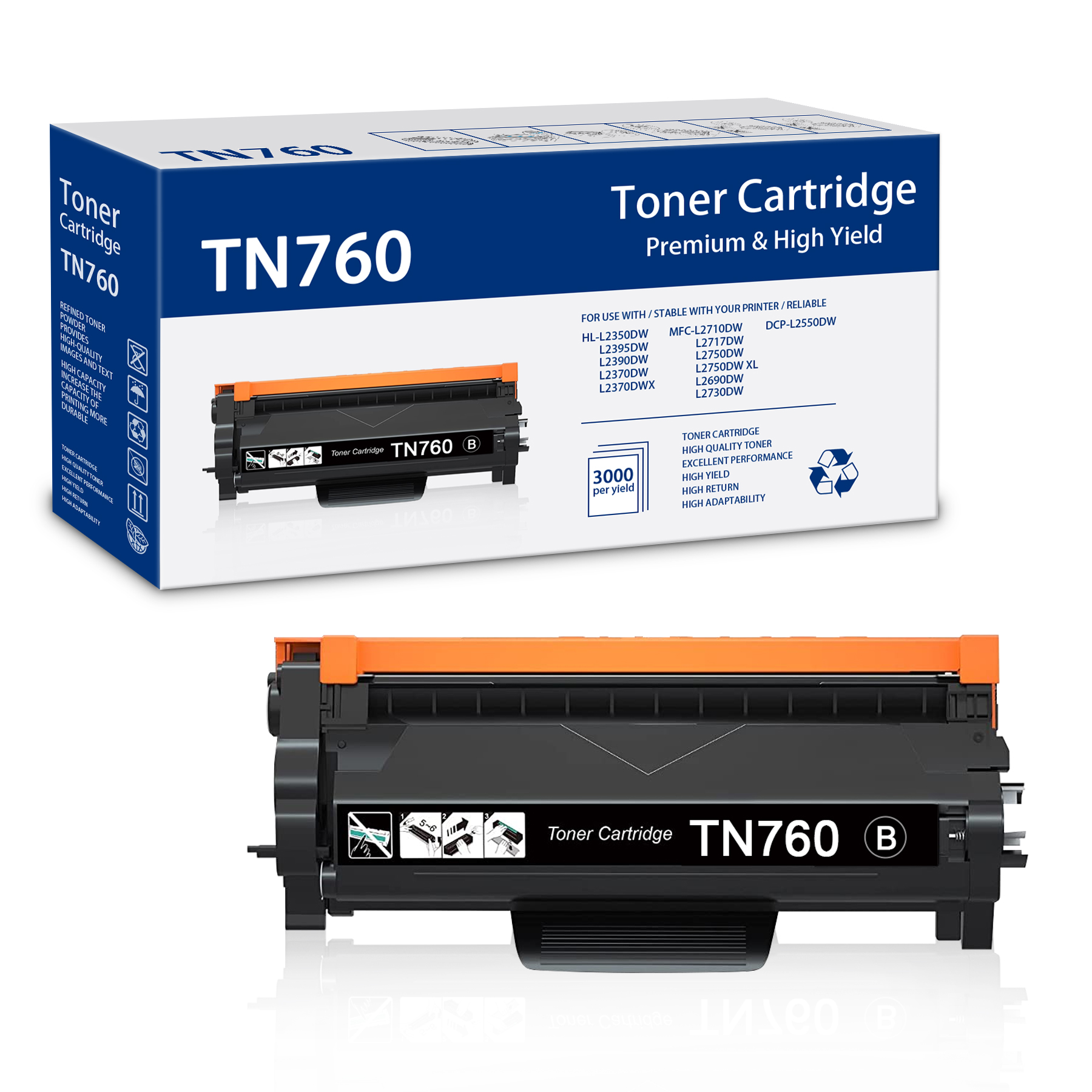 Brother Genuine Standard Yield Black Ink Cartridge, LC71BK, Replacement Black Ink, Page Yield Up