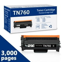 TN760 TN730 High Yield Toner Cartridge: Replacement for Brother MFC-L2710DW Printer - Page Yield up to 3, 000 Pages (1 Black)