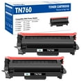 thumbnail image 1 of TN760 Toner Cartridge Replacement Compatible for Brother TN-760 TN730 TN-730 High Yield Compatible with DCP-L2550DW MFC-L2710DW HL-L2350DW HL-L2370DW HL-L2395DW MFC-L2690DW (Black, 2 Pack), 1 of 7