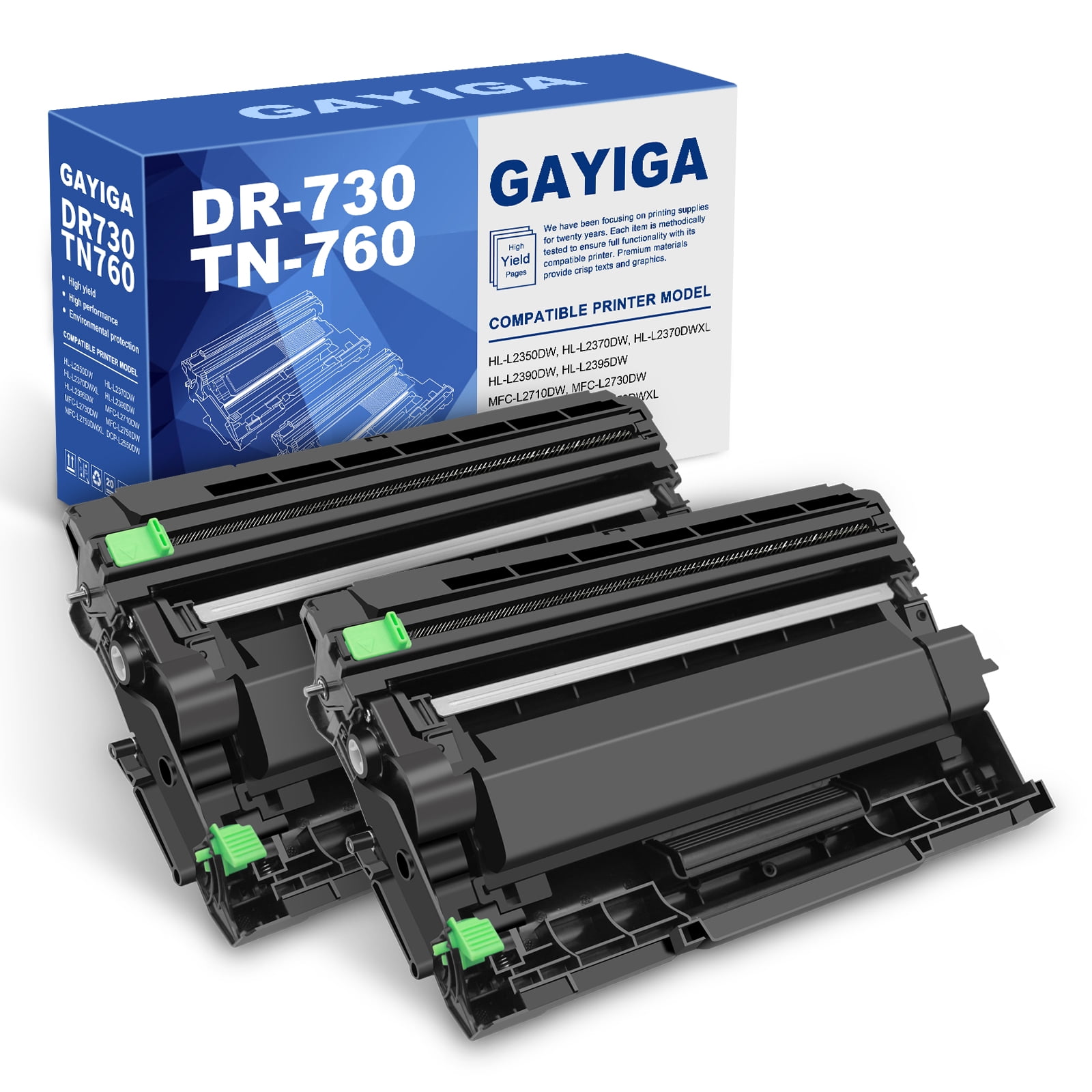 TN760 Toner & DR730 Drum Unit for Brother Printer Replacement for Brother TN760 DR730 TN 760 DR