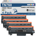 thumbnail image 1 of TN760 Toner Compatible for Brother Toner TN760 for Brother TN760 Toner Cartridge for TN 760 TN730 (4 Pack), 1 of 7