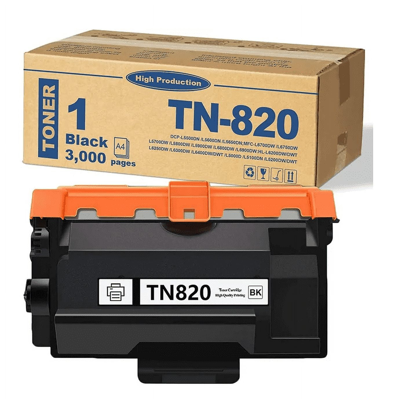 TN820 Toner Replacement for TN820 Ink Cartridge DCPL5500DN MFC