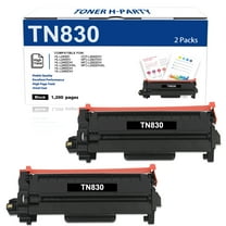 TN830 TN830XL Toner Cartridges 2-Pack Compatible for Brother TN830 TN-830 DCP-L2640DW HL-L2460DW HL-L2405W MFC-L2820DW HL-L2400D L2405W L2480DW MFC-L2820DWXL TN830XL Printer Ink Black