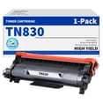 thumbnail image 1 of TN830 Toner Cartridge Replacement for Brother TN830 Toner Cartridge TN-830 for HL-L2400D HL-L2480DW HL-L2405W HL-L2460DW MFC-L2820DW MFC-L2820DW DCP-L2640DW Printer (1-Pack), 1 of 4