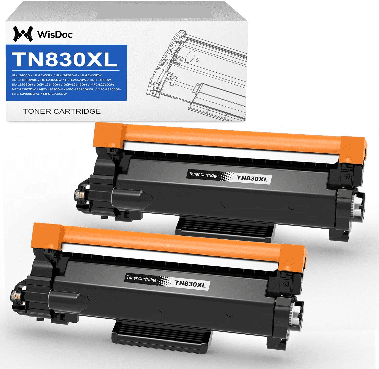 TN830 XL Black Cartridge for Brother TN830XL TN830 XL Toner Cartridge