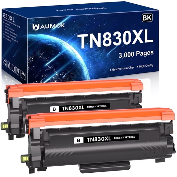 TN830XL Toner Cartridge (2BK) Compatible for Brother TN830 Toner Compatible for Brother Toner TN830XL TN830