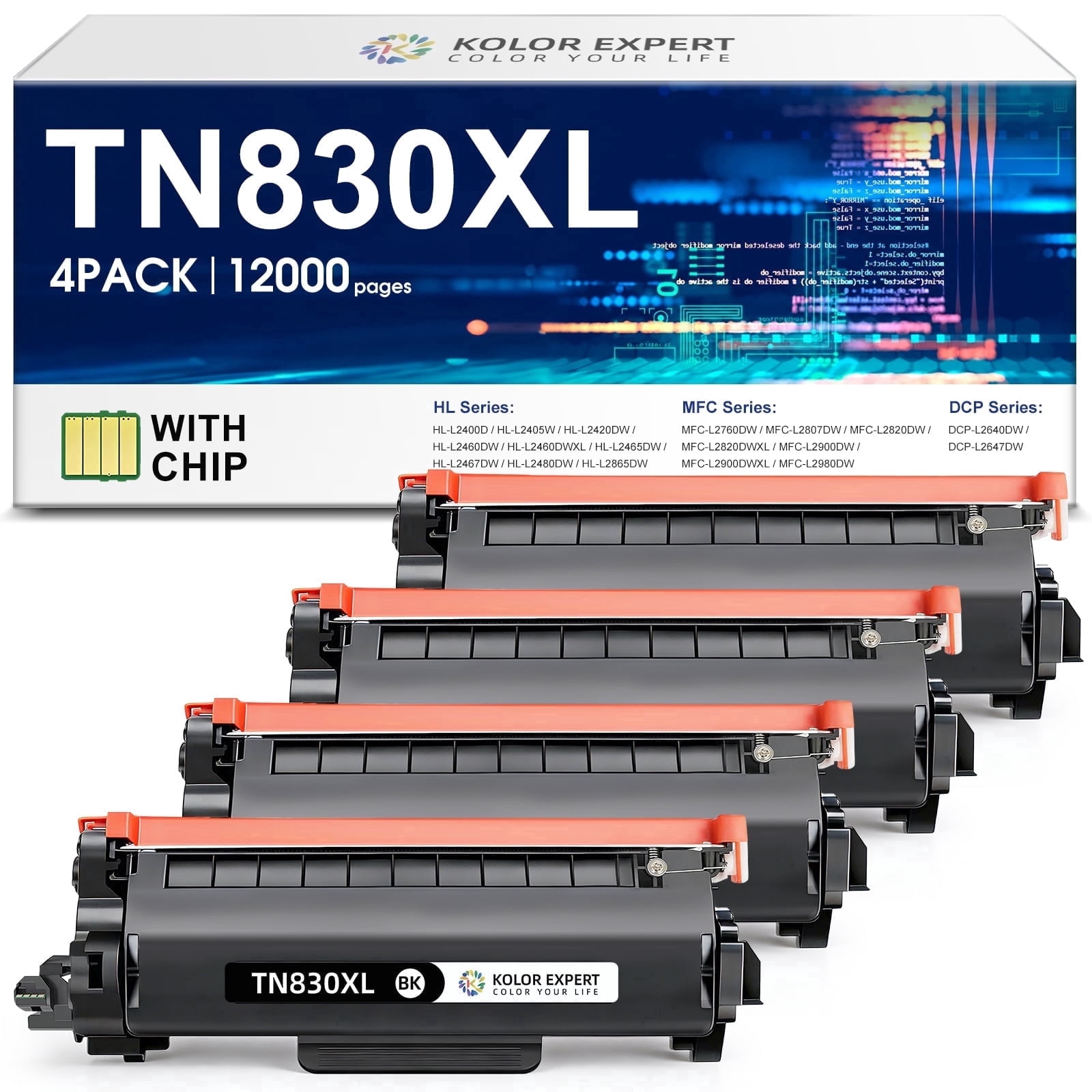 TN830XL Toner Cartridge Compatible for Brother TN830XL Toner Cartridges ...
