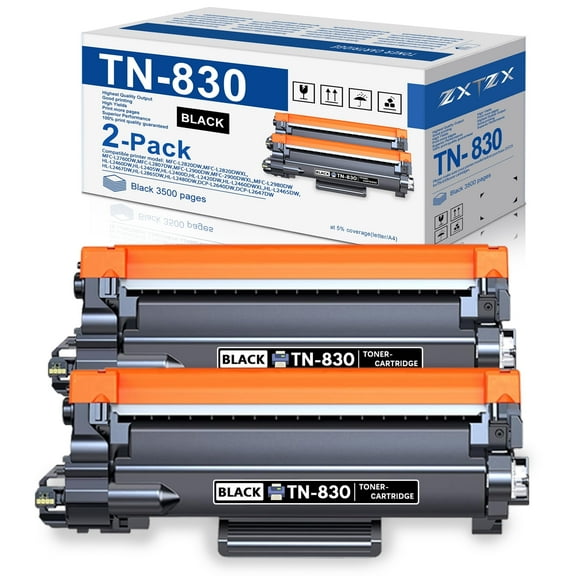 TN830XL Toner Compatible for Brother TN830XL Toner Cartridge MFC-L2807DW DCP-L2640DW Printer