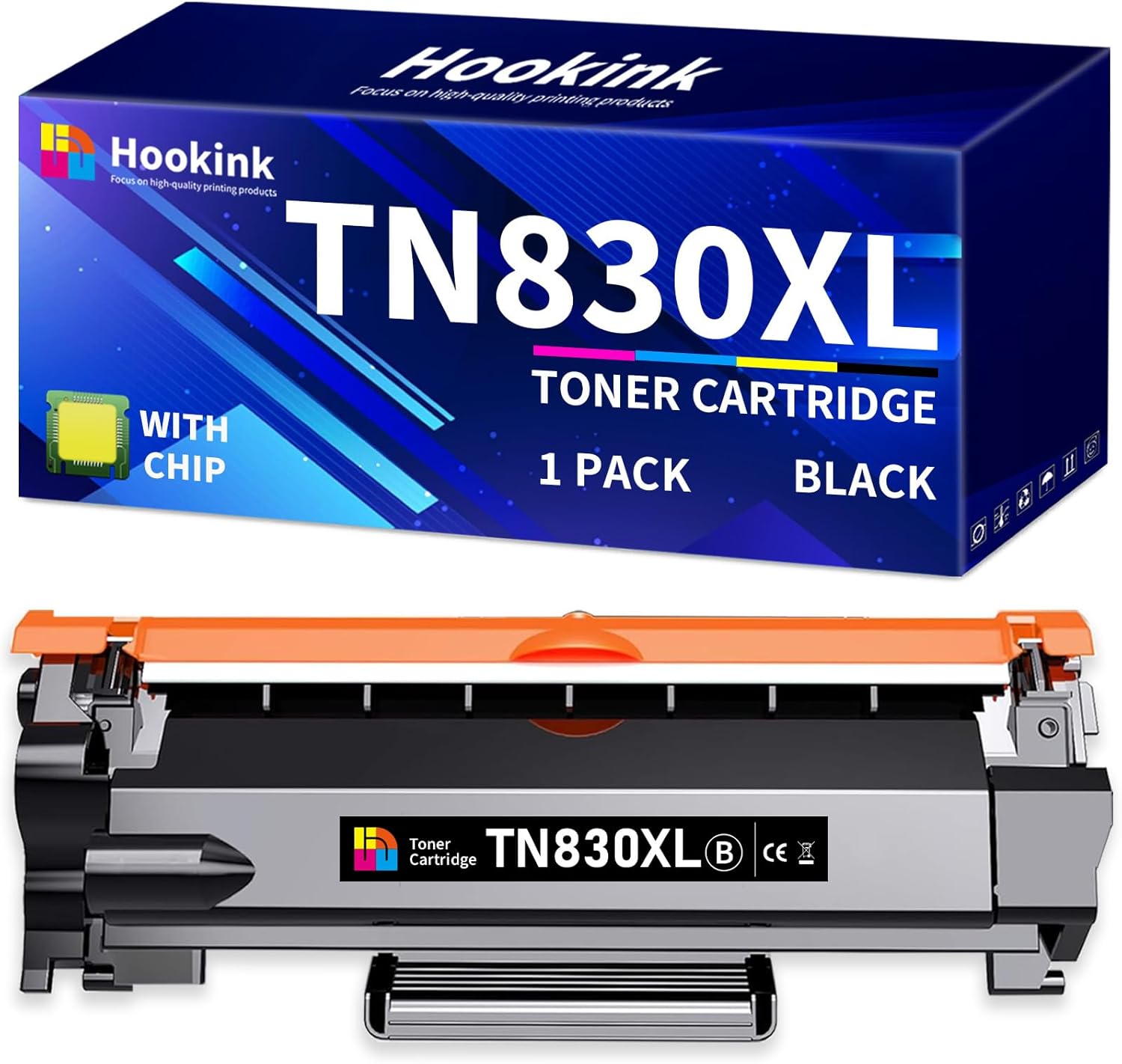 TN830XL Toner Cartridges Replacement for Brother TN830XL Toner, Print