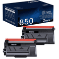 thumbnail image 1 of TN850 TN820 Toner Cartridges Black High Yield 2 Pack Compatible for Brother TN 850 TN 820 MFC-L5900DW HL-L6200DW MFC-L5800DW MFC-L5850DW MFC-L5700DW HL-L5200DW MFC-L6800DW Printer Ink, 1 of 8
