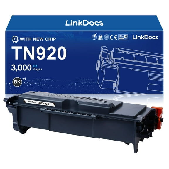 TN920 Toner Cartridge Replacement for Brother TN-920 TN920 TN920XL to use with Brother HL-L5210 HL-L5215DW HL-L6210DW HL-L6217DW HL-L6310DW HL-L6415DW DCP-L5510DN Printer