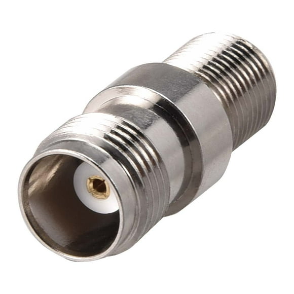 TNC Female to F Type Female Brass Coaxial Cable RF Connector 1pcs