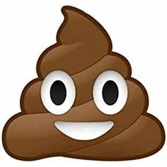 Poop Emoji Edible Icing Image Cake Topper, by Tnct.