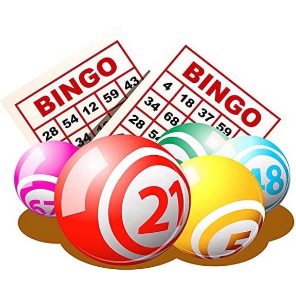 Bingo Balls Edible Icing Image Cake topper, by Tnct.