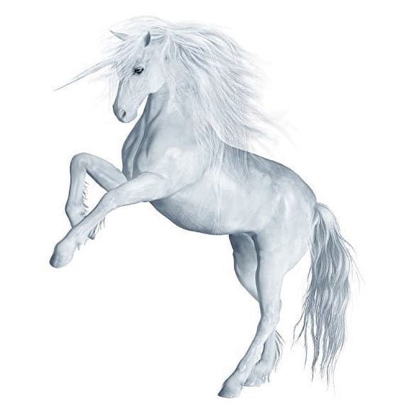 Fantasy Unicorn Edible Image Icing Cake Topper for Quarter Sheet Cake, by Tnct.