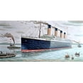 thumbnail image 1 of Titanic Edible Image Icing Cake Topper for Quarter Sheet Cake, by TNCT, 1 of 4
