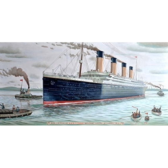 Titanic Edible Image Icing Cake Topper for Quarter Sheet Cake, by TNCT